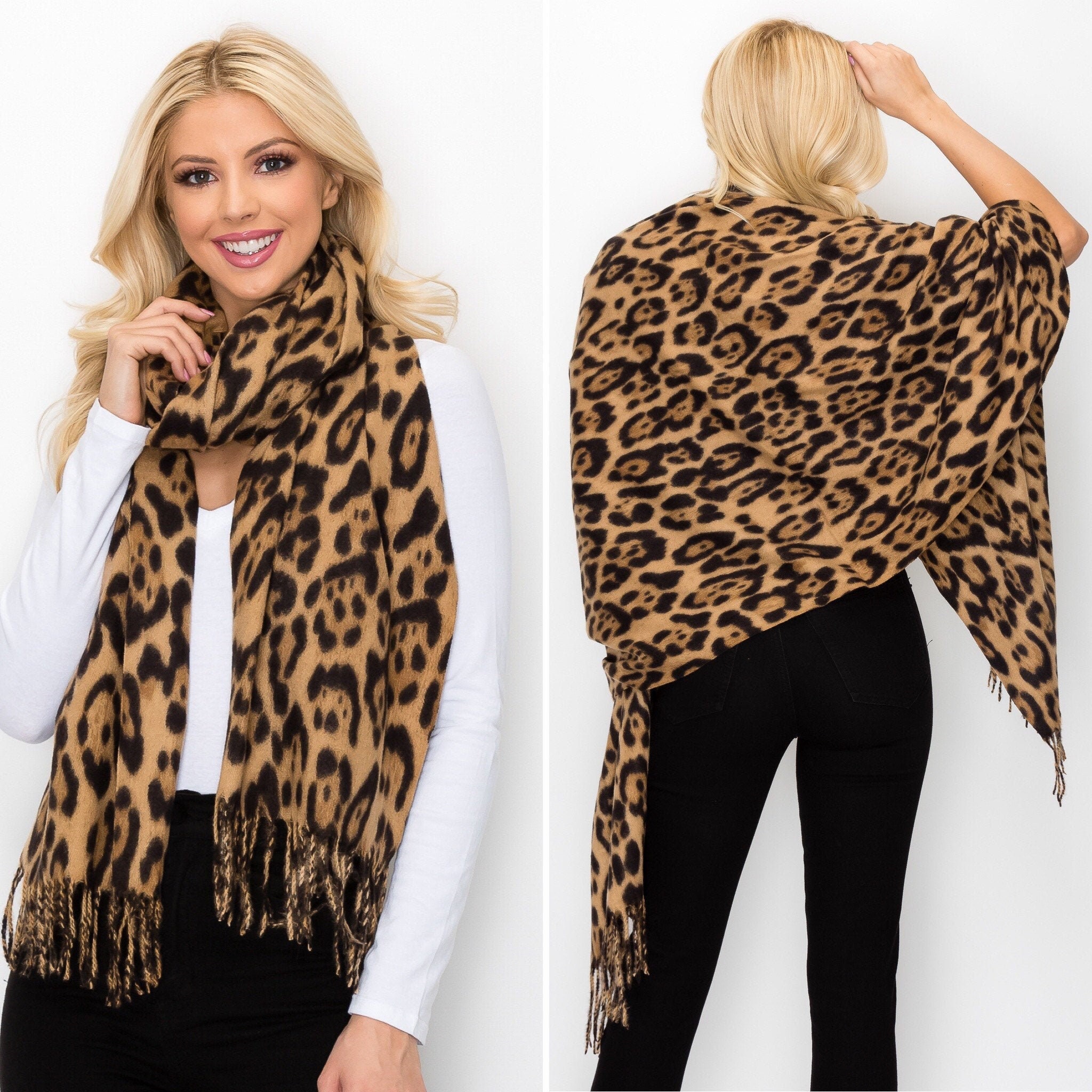 cheetah print scarf