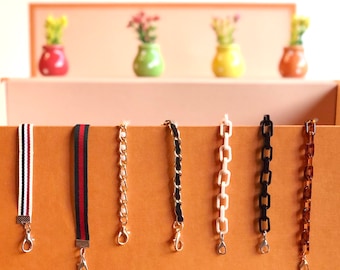 Allergy-Free Mask Lanyard: Tortoise Shell Face Mask Chain