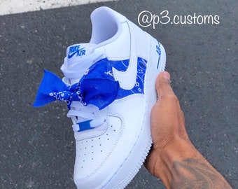 air forces with blue bandana