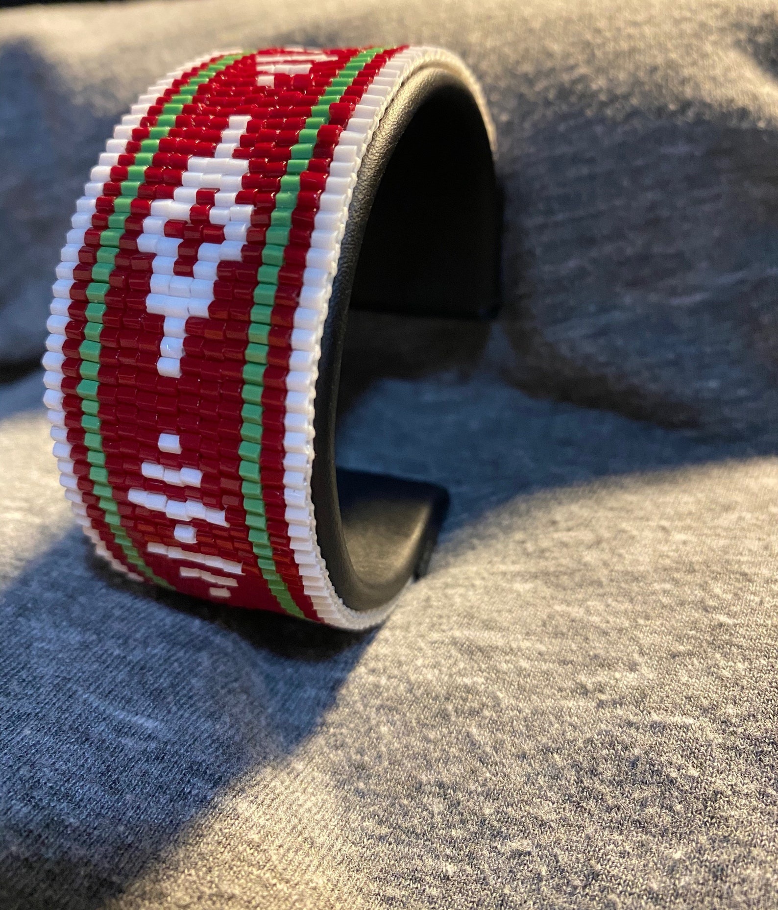 Navajo traditional sash belt beaded design cuff bracelets Etsy