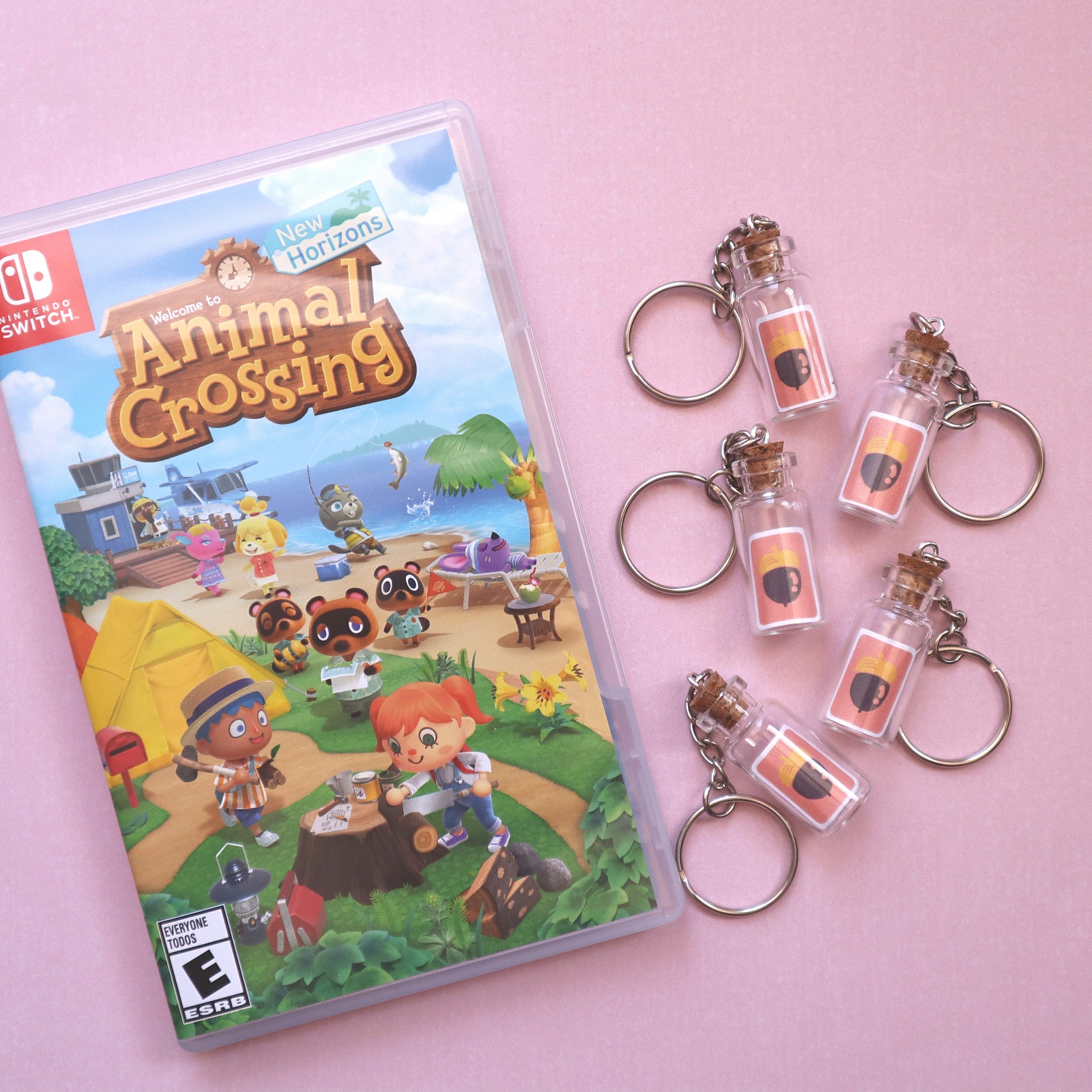 Animal Crossing DIY & Cooking Recipe en llavero de botella Etsy España