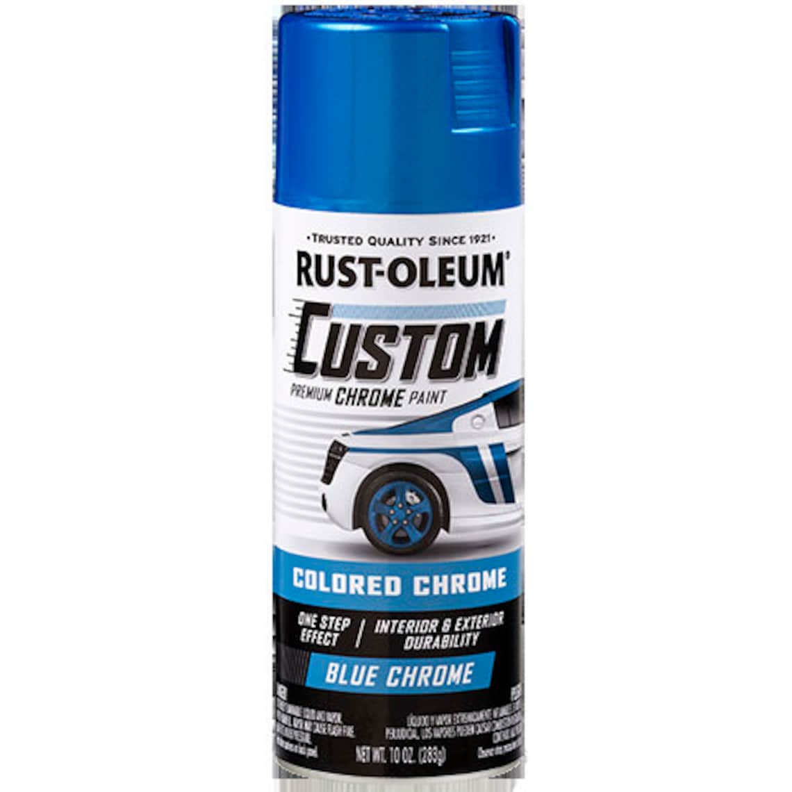 RustOleum Custom Blue Chrome Spray Paint 10oz Etsy