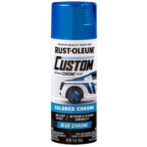 RustOleum Custom Blue Chrome Spray Paint 10oz Etsy