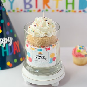 Happy Birthday Candle, Custom Birthday Candle Gift, Birthday cake dessert candle. Birthday Candle, Personalized candle gift