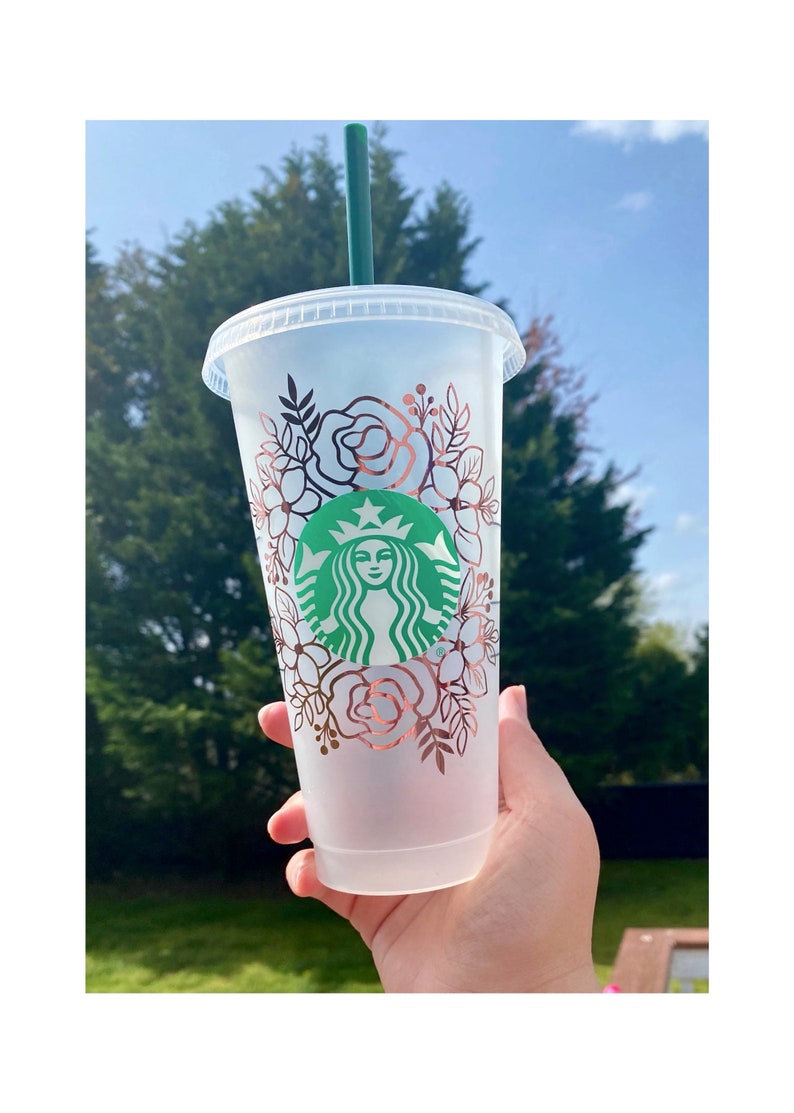 Custom Girl Starbucks Cup, Personalized Tumbler cup with name, Custom Mom drinking Cup, Birthday Cup Gifts, Personalized Mom Gift image 2