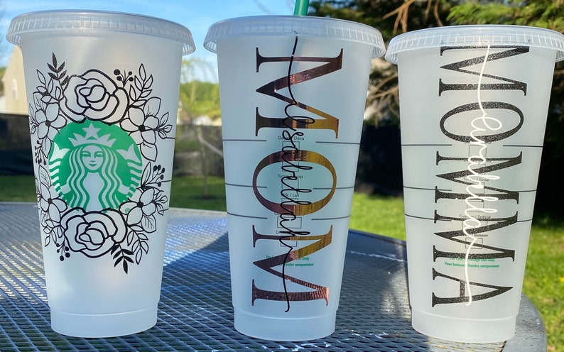 Custom Girl Starbucks Cup, Personalized Tumbler cup with name, Custom Mom drinking Cup, Birthday Cup Gifts, Personalized Mom Gift image 3