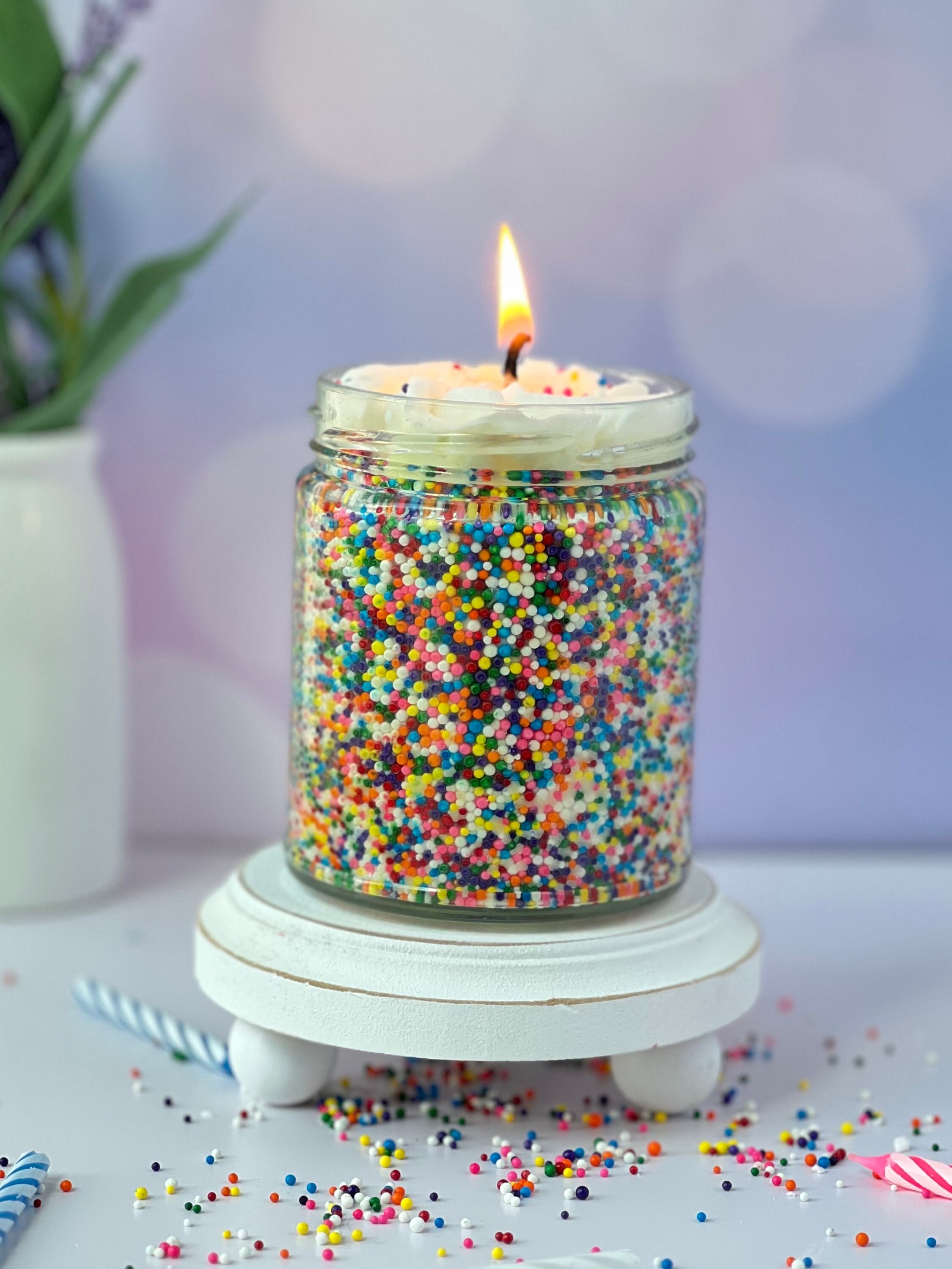 Happy Birthday Candle, Custom Birthday Candle Gift, Candle With ...