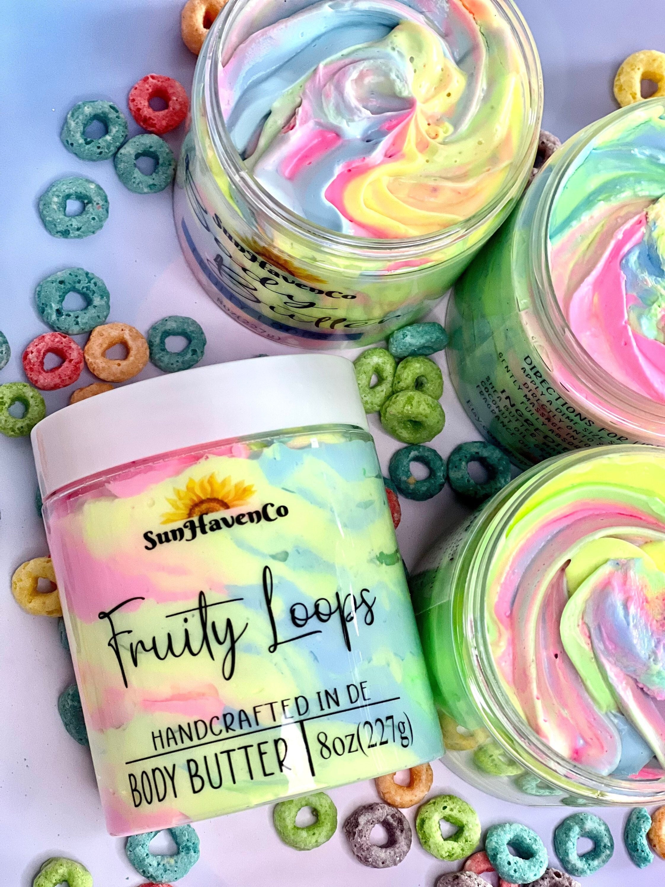 Unicorn Kiss - Fruity Loops - Whipped Body Butter - Hand & Body