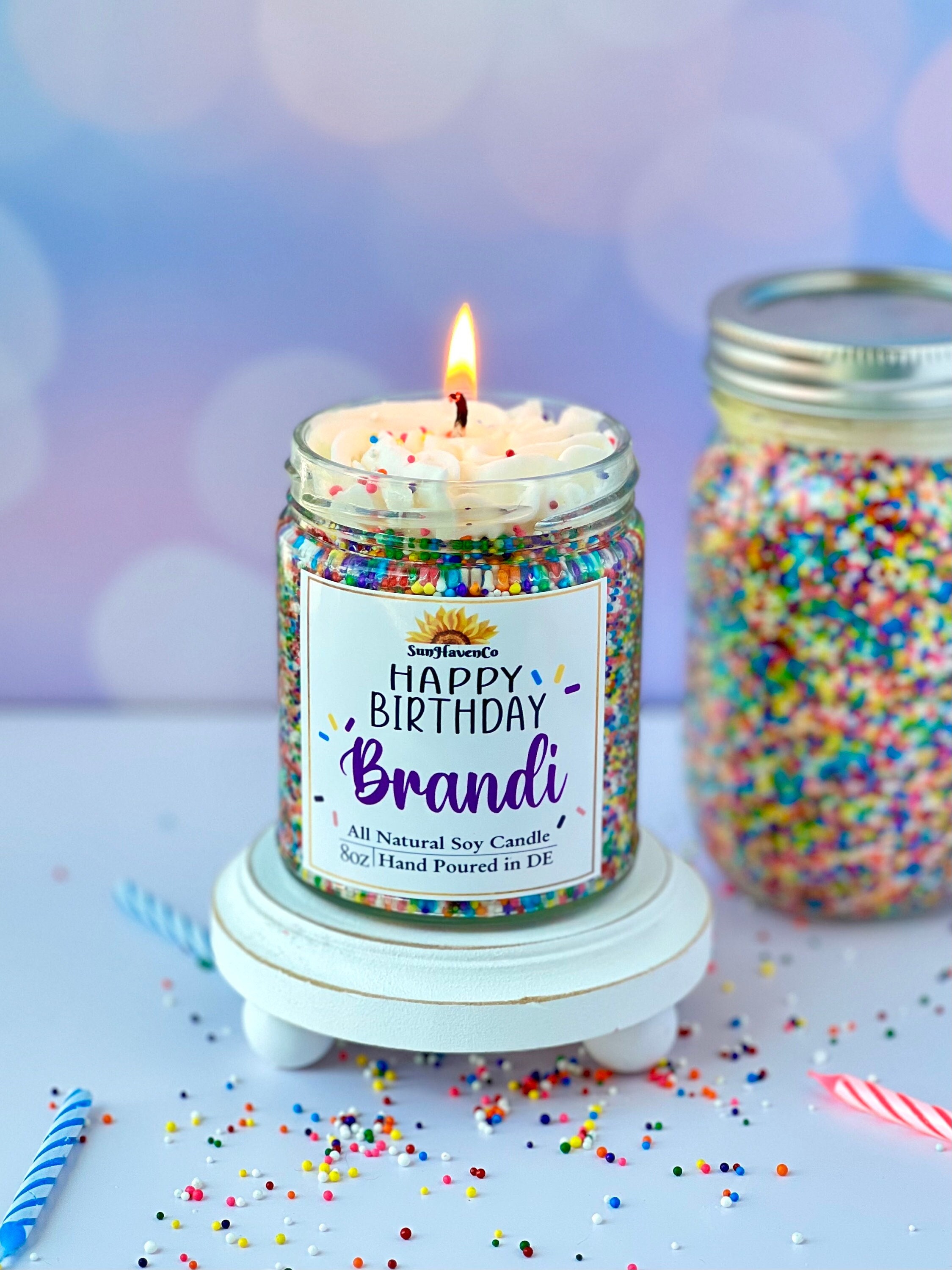 DIY Apple Scented Candles with Sprinkles