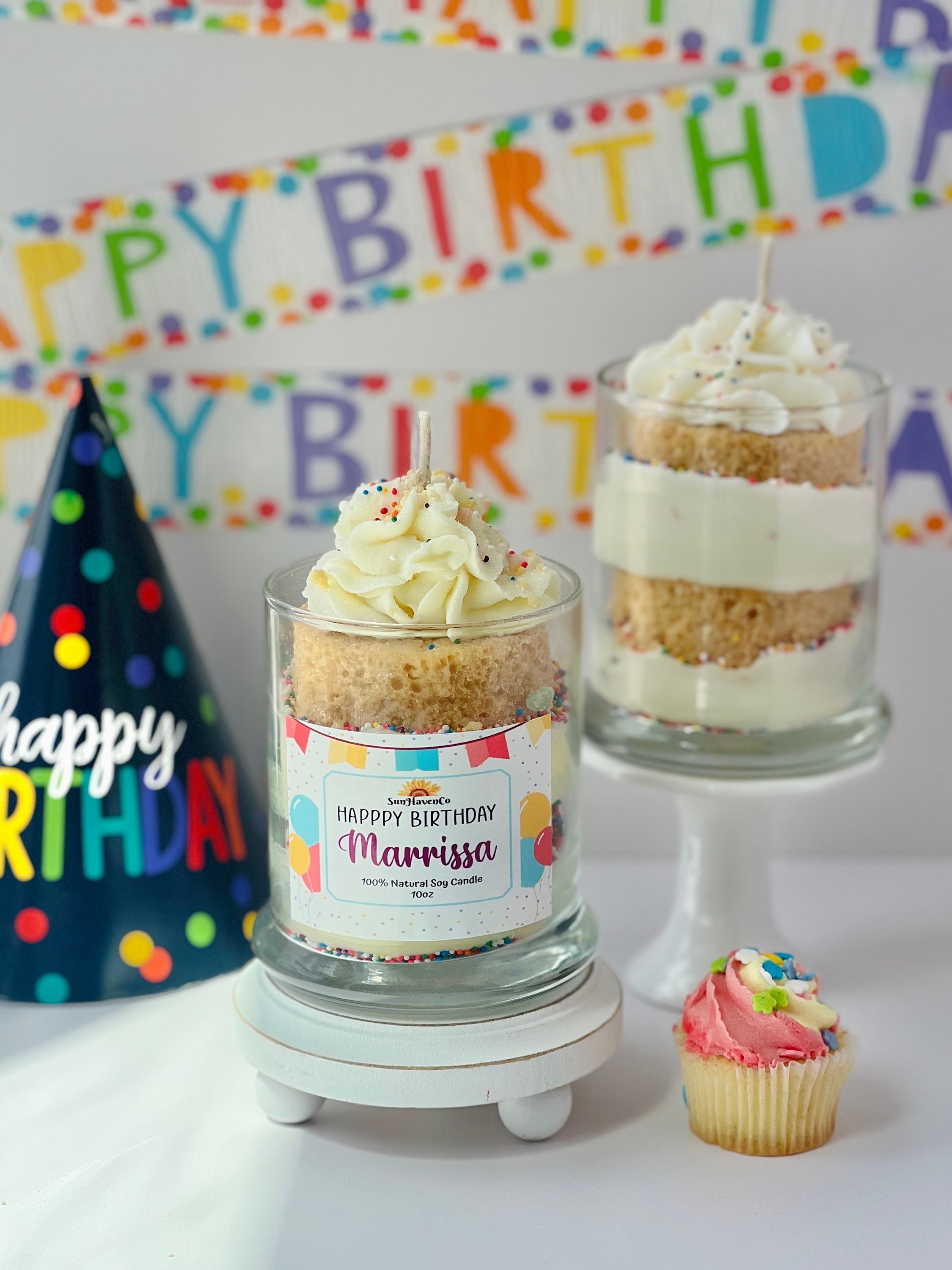 Happy Birthday Candle, Custom Birthday Candle Gift, Birthday Cake ...