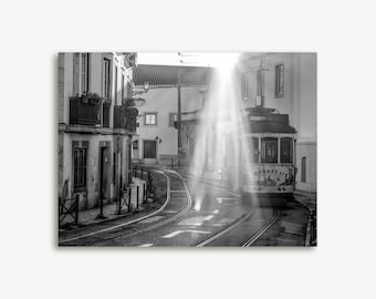 Strassenfotografie von Lissabon: Schwarz weisse Strassenfotografie (Digitaler Download)