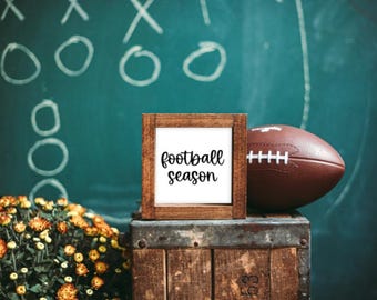 Football Sign, Football Decor, Football, Fall, Fall Decor, Fall Sign, Fall Season, Football Season, Football Lover, Home Decor, Decor, Gift