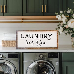 Laundry Sign, Laundry Room Sign, Laundry Room Decor, Farmhouse Decor, Farmhouse Sign, Home Decor, Wedding Gift, Housewarming Gift, Gift