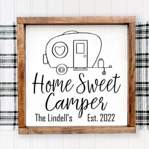 Camper Sign, Camper Gift, Custom Sign, Custom Camper Sign, Camp, Camper Life, Camp Life, Camping Gift, Gift, Camper, Decor, Wooden Sign
