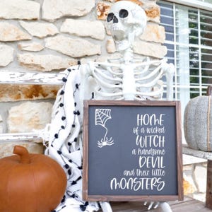 Halloween Sign, Halloween Decor, Halloween, Farmhouse Decor, Farmhouse Sign, Wooden Sign, Home Decor, Witch Sign, Witches, Fall Decor, Fall