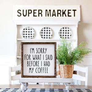 Coffee Sign, Coffee Bar Sign, Coffee Bar Decor, Coffee Bar, Home Decor, Kitchen Sign, Kitchen Decor, Farmhouse Decor, Farmhouse Sign, Decor