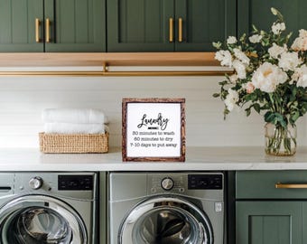 Laundry Room Decor, Laundry Room Sign, Laundry Sign, Laundry Decor, Laundry, Funny Laundry Sign, Home Decor, Farmhouse Decor, Sign, Gift