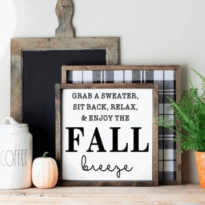 Fall Decor, Fall Sign, Fall, Autumn Decor, Autumn Sign, Autumn, Halloween Decor, Halloween Sign, Home Decor, Wooden Sign, Farmhouse Decor