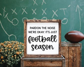 Football, Football Decor, Football Sign, Fall Decor, Fall Sign, Fall, Wooden Sign, Football Signs, Fall Wood Sign, Home Decor, Decor, Gift