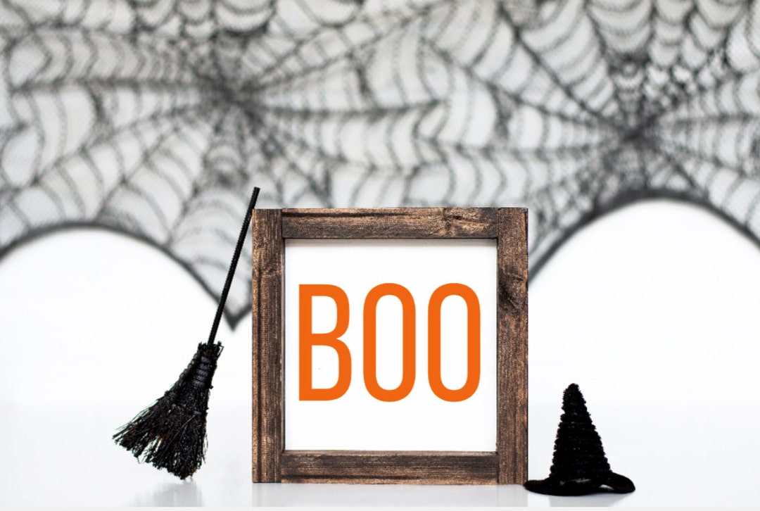 Halloween Sign, Halloween Decor, Halloween, Boo Sign, Boo, Fall Sign ...
