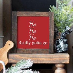 Christmas Bathroom Sign, Bathroom Decor, Bathroom Sign, Christmas Decor, Christmas Sign, Funny Bathroom Sign, Home Decor, Decor, Gift, Sign