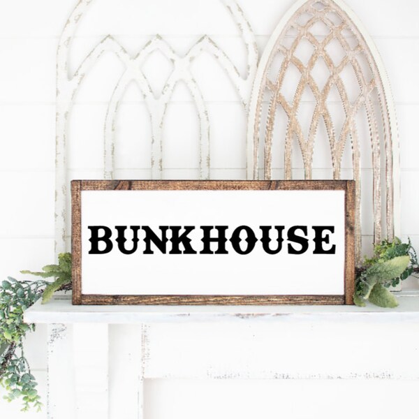 Bunkhouse Sign Etsy
