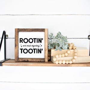 Rootin and Most Definitely Tootin, Cowboy, Western Decor, Western Sign, Western, Home Decor, Decor, Bathroom, Bathroom Sign, Bathroom Decor