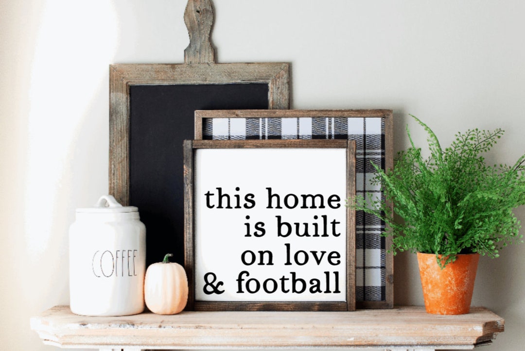 Football Sign, Football Decor, Football, Home Decor, Fall Sign, Fall
