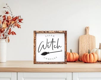 Salem Sign, Home Decor, Halloween Decor, Halloween Sign, Halloween, Salem Decor, Salem, Fall Decor, Fall Sign, Fall, Farmhouse Decor, Decor