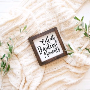Beautiful Moments, Home Decor, Farmhouse Decor, Farmhouse Sign, Wooden Sign, Housewarming Gift, Farmhouse, Sign, Decor, Positivity Sign