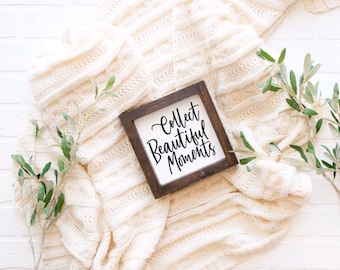 Beautiful Moments, Home Decor, Farmhouse Decor, Farmhouse Sign, Wooden Sign, Housewarming Gift, Farmhouse, Sign, Decor, Positivity Sign