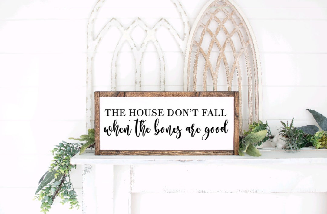 Bones Don't Fall Sign, Song Lyric Sign, Song Sign, Country Sign Sign ...