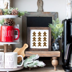 Christmas, Christmas Decor, Christmas Sign, Christmas Gift, Gingerbread Decor, Gingerbread Sign, Gingerbread, Winter, Winter Decor, Sign