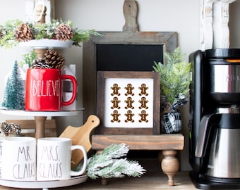 Christmas, Christmas Decor, Christmas Sign, Christmas Gift, Gingerbread Decor, Gingerbread Sign, Gingerbread, Winter, Winter Decor, Sign