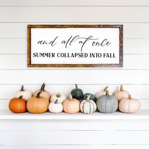 Fall Decor, Fall Sign, Fall, Autumn Decor, Autumn Sign, Autumn, Halloween Decor, Halloween Sign, Home Decor, Wooden Sign, Farmhouse Decor