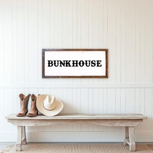 Western Decor, Western Sign, Western, Bunkhouse, Bunkhouse Sign, Home Decor, Decor, Cowboy, Farmhouse Decor, Farmhouse Sign, Farmhouse, Sign
