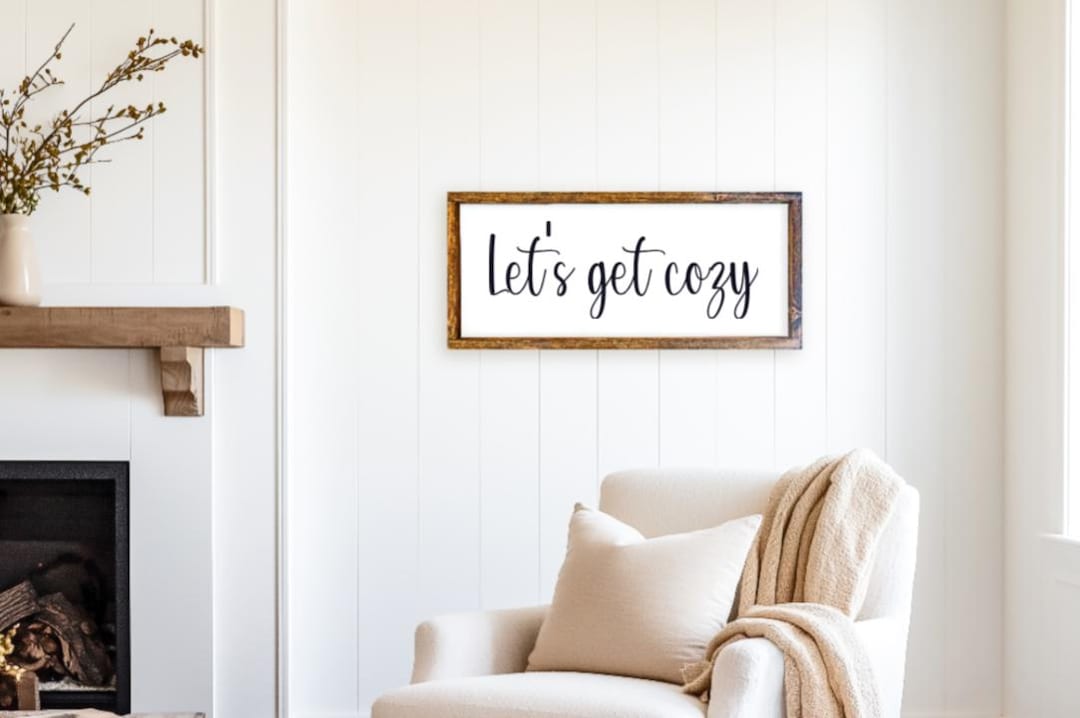 Cozy Sign, Cozy Decor, Home Decor, Farmhouse Decor, Farmhouse Sign ...