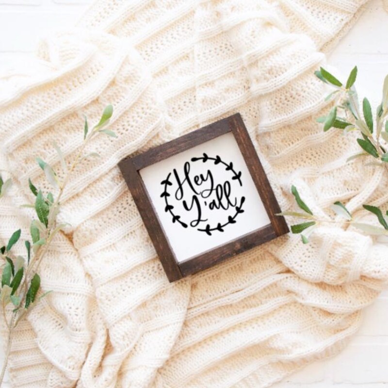 Hey Yall Sign - Etsy
