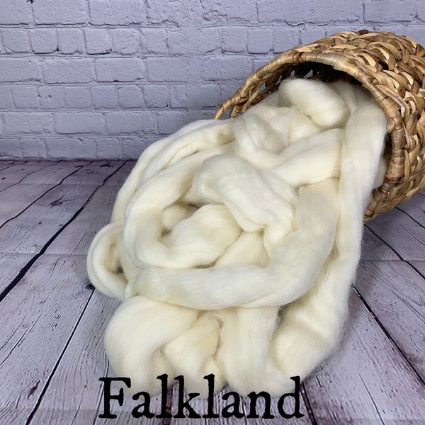 Falkland Combed Top / Roving Wool Fiber