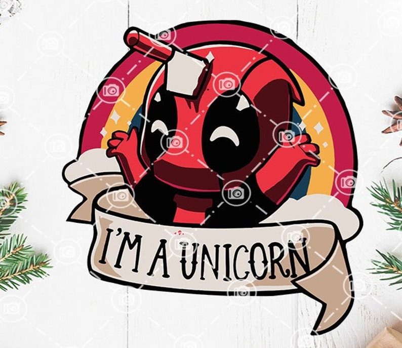 Download Deadpool Unicorn SVG Im A Unicorn SVG Baby Unicorn SVG | Etsy
