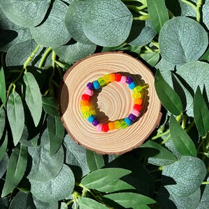 Rainbow Kandi Bracelet
