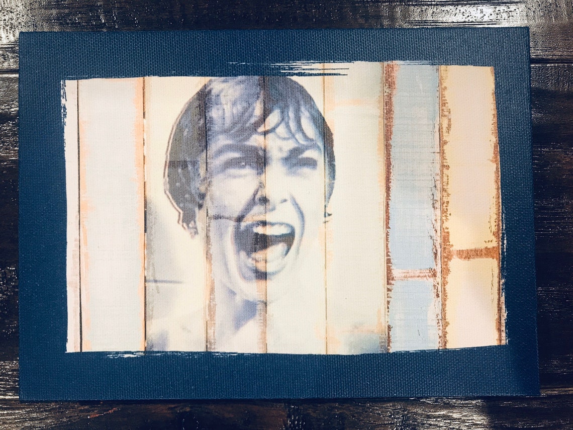 Psycho Shower Scream Scene Leigh Bathroom Art Sign Decor Etsy UK