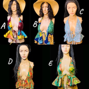Backless Neckholder Top, Wendetop, Sommer Top, Urlaub Top, Rock Neckholder Top, Spring Break, Frauentag