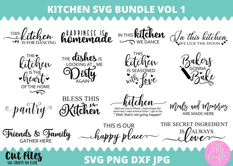 Download Kitchen Svg Home Svg Dxf And Png Instant Download The Kitchen Is The Heart Of The Home Svg Kitchen Quotes Svg For Cricut And Silhouette Clip Art Art Collectibles Womenintech Fi
