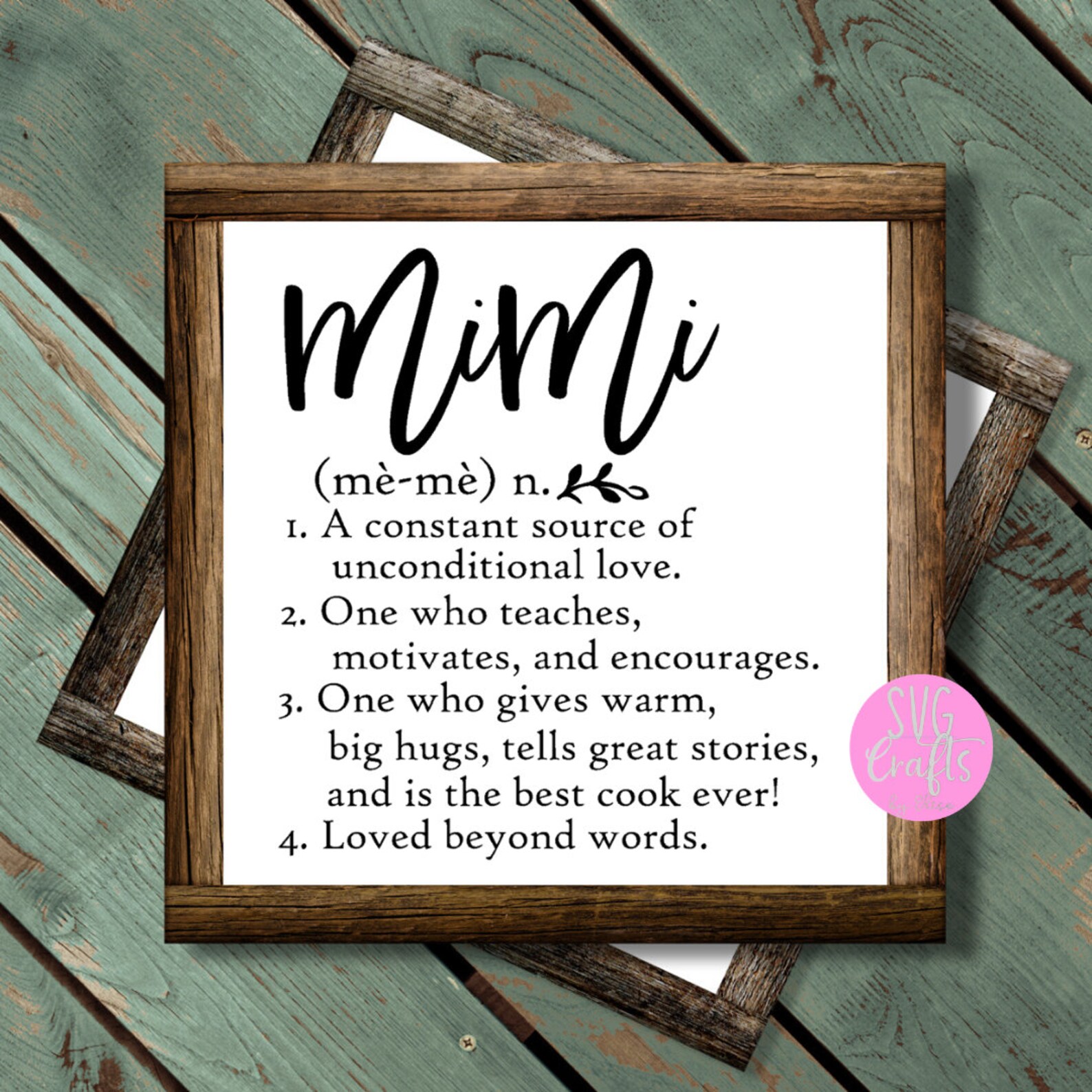 Download Mimi Definition Mimi Svg Grandma Definition Mother's | Etsy