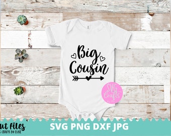 Big Cousin svg, Cousin Crew SVG, Cousin svg, dxf and png instant download, Big Cousin SVG for Cricut and Silhouette Cousin Squad svg