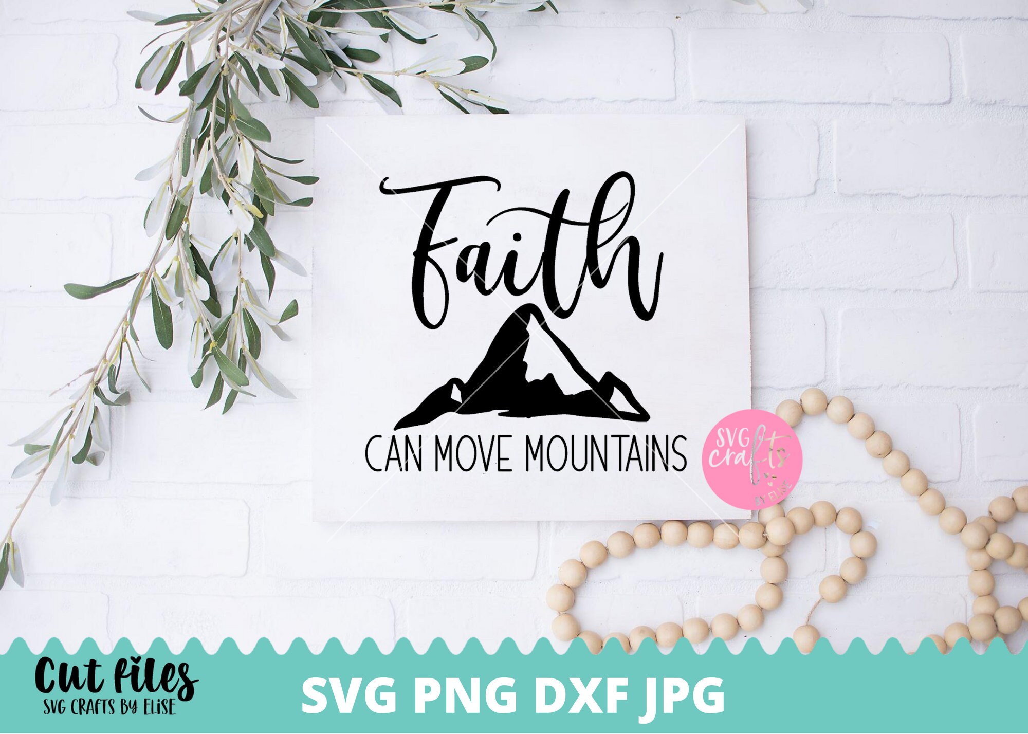 Teal Faith Cross Cursive Christian Symbol Sticker for Sale by move-mtns