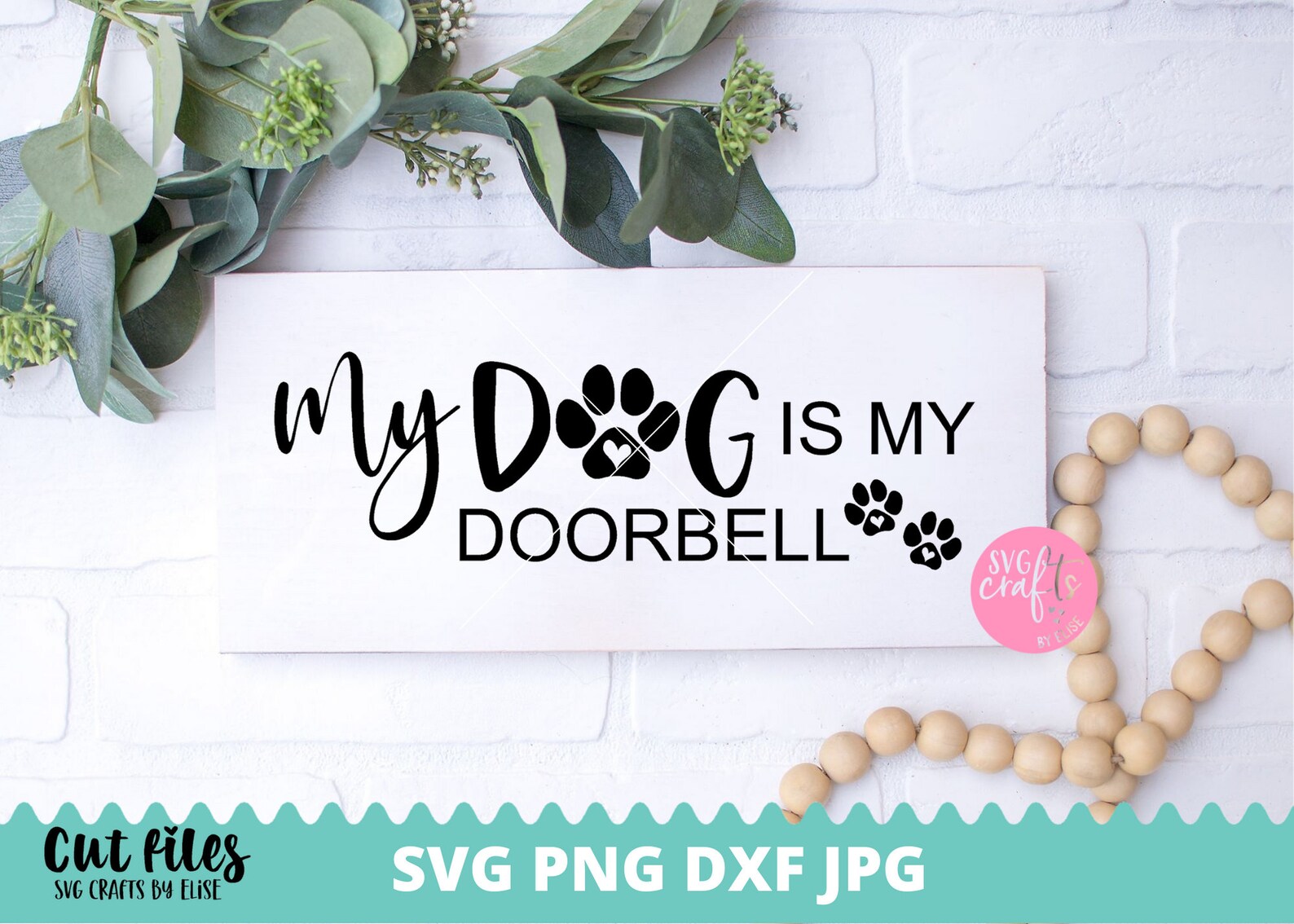 My Dog is My Doorbell Svg You Me and the Dogs Svg Fur Mama Etsy