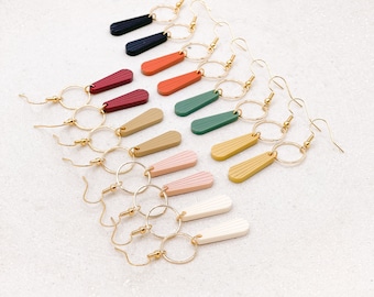 Iris - Laser Cut Acrylic Earrings