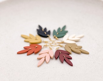 Olive - Laser Cut Acrylic Earrings